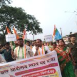 स्वच्छ पेयजल के अधिकार की हुंकार: पेंड्रावन से सरसीवा तक पदयात्रा।